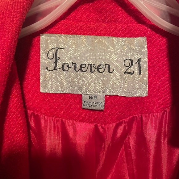 Red Pea Coat - Picture 4 of 4